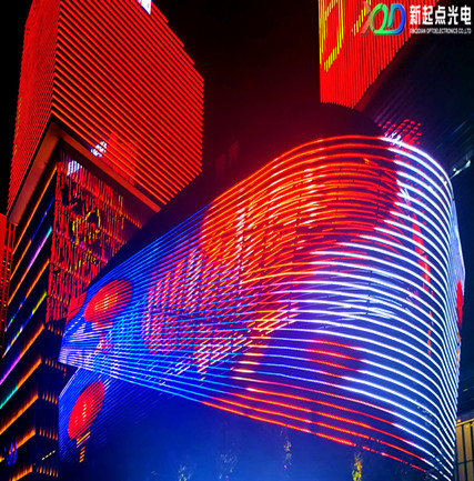 廣州市黃埔區(qū)摩登集團樓宇亮化